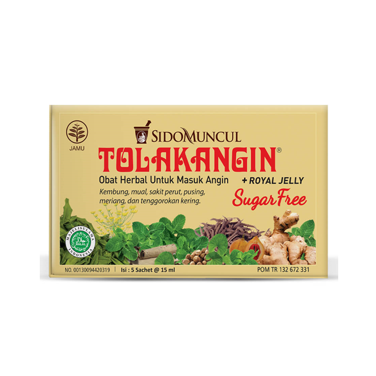 Sido Muncul Tolak Angin Bebas Gula Cair Herbal