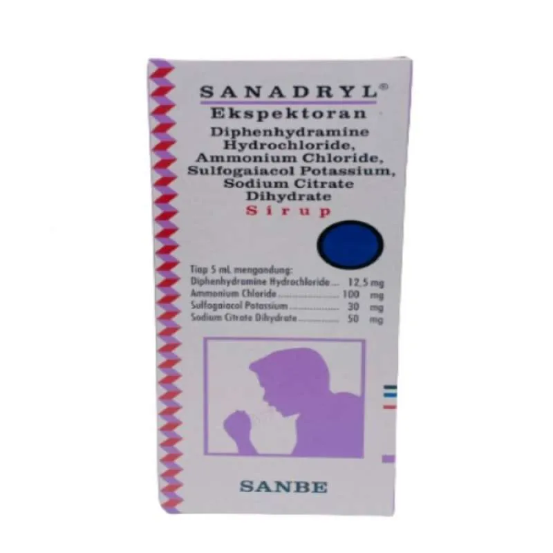 Sanadryl Expectorant Sirup 120 ml