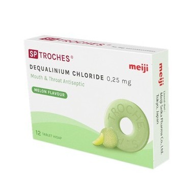 SP Troches Meiji Rasa Melon 12 Tablet