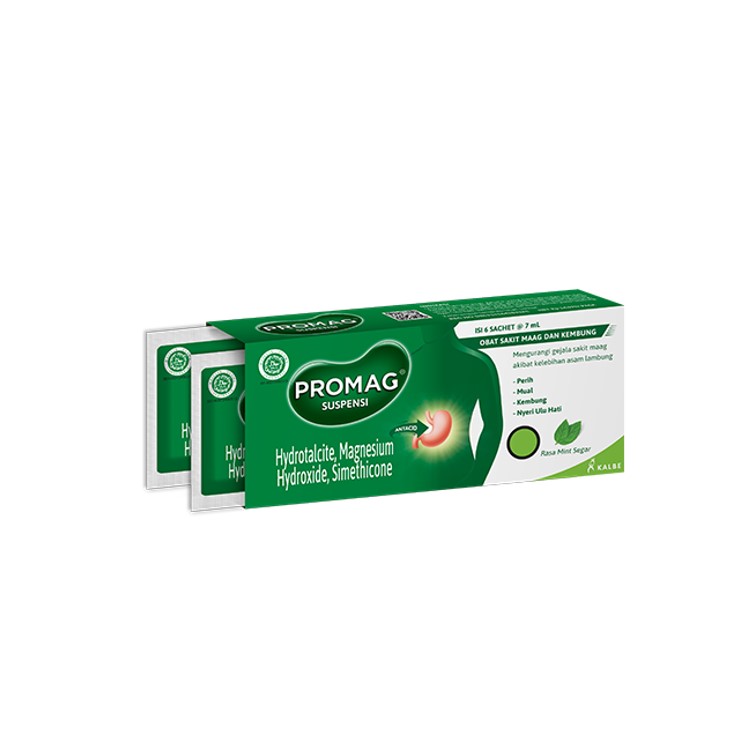 Promag Suspensi 7 ml 6 Sachet
