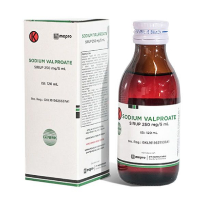 Sodium Valproate Phapros 250MG/5ML Sirup 120ML