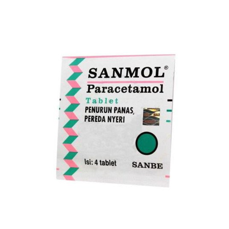 Sanmol 500 mg 4 Tablet