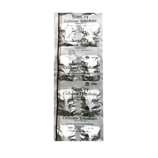 Simcef 100 mg 10 Kapsul