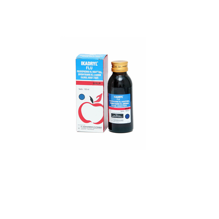 Ikadryl Flu Syrup 100 ml