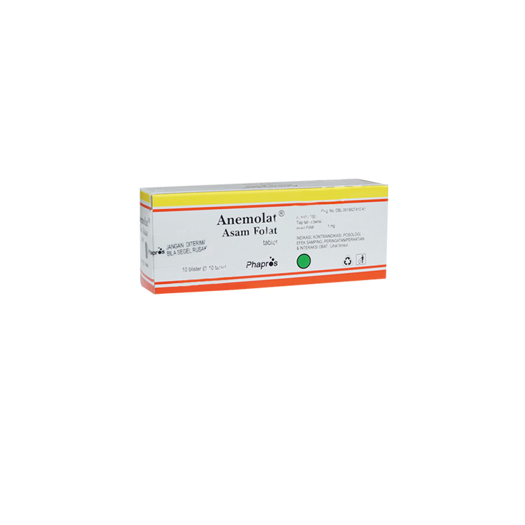 Anemolat 1 mg 10 Tablet