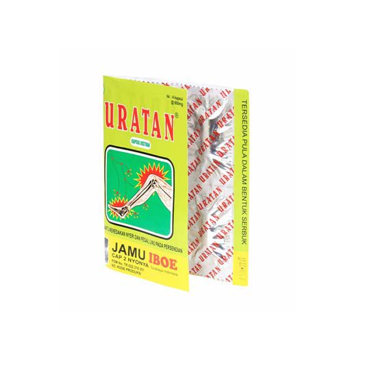 Jamu Iboe Uratan Herbal Supplement 4 Kapsul