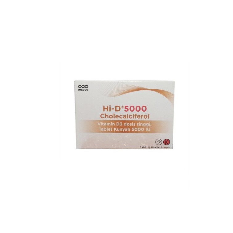 Hi-D 5000 Vitamin D3 6 Tablet