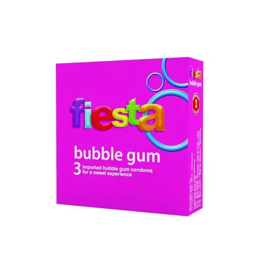 Kondom Fiesta Bubble Gum Isi 3